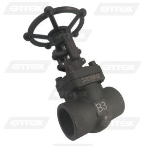VALVULAS COMPUERTA VASTAGO ASCENDENTE MARCA B3-VALVE ASTM A-105 TRIM-8 CLASE 800 NPT 1.1/2