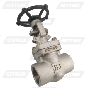 VALVULAS COMPUERTA VASTAGO ASCENDENTE MARCA B3-VALVE ASTM A-182 F316L TRIM-12 CLASE 800 NPT 1.1/2