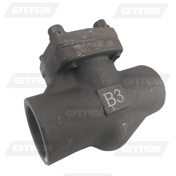 VALVULAS  RETENCION HORIZONTAL MARCA B3-VALVE ASTM A-105 TRIM-8 CLASE 800 NPT 1/2"